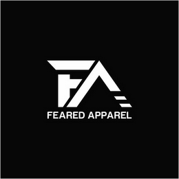 FA FEARED APPAREL logo