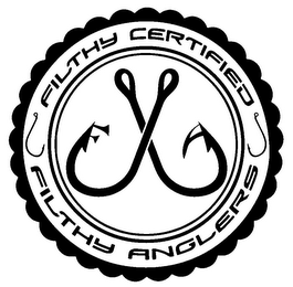 FA FILTHY CERTIFIED FILTHY ANGLERS logo