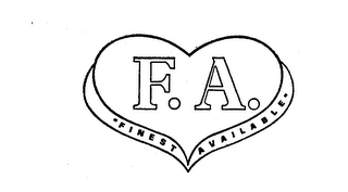 F.A. FINEST AVAILABLE logo