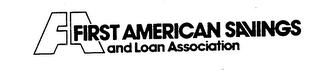FA FIRST AMERICAN SAVINGS AND LOAN ASSOCIATION logo