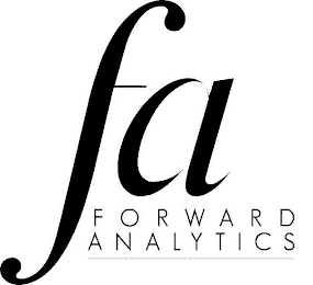 FA FORWARD ANALYTICS logo