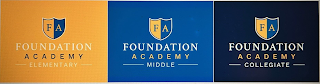 FA FOUNDATION ACADEMY ELEMENTARY FA FOUNDATION ACADEMY MIDDLE FA FOUNDATION ACADEMY COLLEGIATE logo