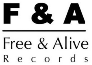 F&A FREE & ALIVE RECORDS logo