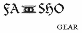 FA SHO GEAR logo