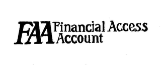 FAA FINANCIAL ACCESS ACCOUNT logo