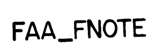 FAA-FNOTE logo