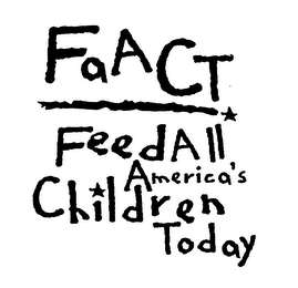 FAACT FEED ALL AMERICA'S CHILDREN TODAY logo