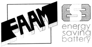 FAAM ESB ENERGY SAVING BATTERY logo
