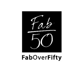 FAB 50 FABOVERFIFTY logo