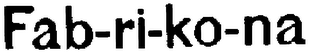 FAB-RI-KO-NA logo