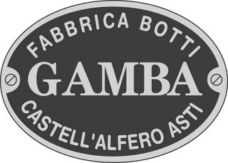 FABBRICA BOTTI GAMBA CASTELL'ALFERO ASTI logo