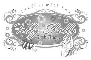 FABBY-SHABBY GRAB BAG CO. STUFF IT WITH FUN logo