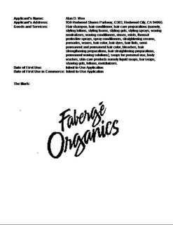 FABERGÉ ORGANICS logo