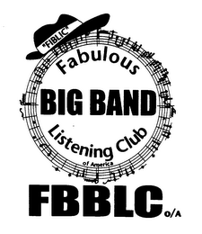 "FABLIC" FABULOUS BIG BAND LISTENING CLUB OF AMERICA FBBLC O/A logo