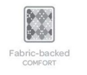 FABRIC-BACKED COMFORT logo