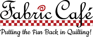 FABRIC CAFÉ PUTTING THE FUN BACK IN QUILTING! logo