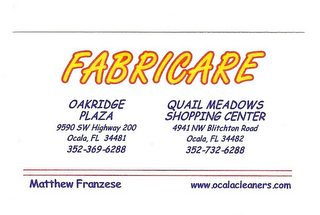 FABRICARE logo