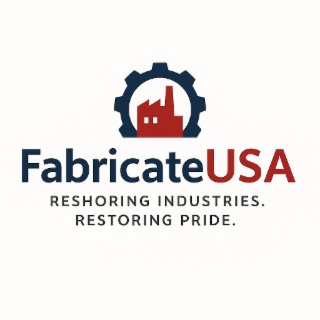 FABRICATEUSA RESHORING INDUSTRIES. RESTORING PRIDE. logo