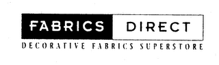 FABRICS DIRECT DECORATIVE FABRICS SUPERSTORE logo
