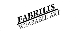 FABRILIS WEARABLE ART logo