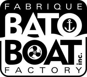 FABRIQUE BATO BOAT FACTORY INC. logo