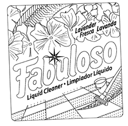 FABULOSO LAVENDER FRESCA LAVANDA LIQUID CLEANER LIMPIADOR LIQUIDO logo