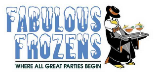 FABULOUS FROZENS WHERE ALL GREAT PARTIES BEGIN logo