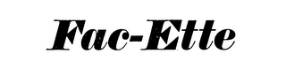 FAC-ETTE logo