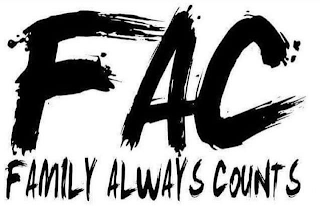 FAC FAMILY ALWAYS COUNTS logo