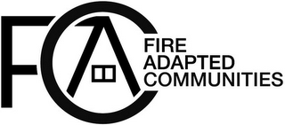 FAC FIRE ADAPTED COMMUNITIES logo