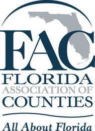 FAC FLORIDA ASSOCIATION OF COUNTIES ALL ABOUT FLORIDA logo
