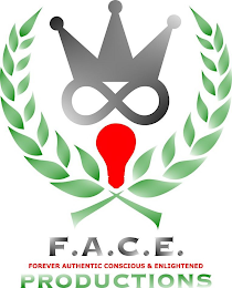 F.A.C.E. FOREVER AUTHENTIC CONSCIOUS AND ENLIGHTENED PRODUCTIONS logo