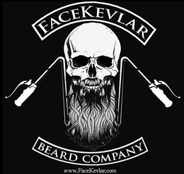 FACEKEVLAR BEARD COMPANY WWW.FACEKEVLAR.COM logo