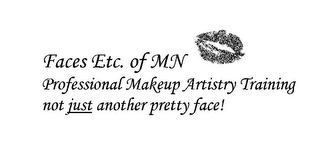 FACES ETC. OF MN PROFESSIONAL MAKEUP ARTISTRY TRAINING NOT JUST ANOTHER PRETTY FACE! logo