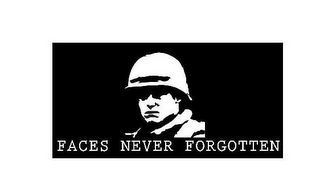 FACES NEVER FORGOTTEN logo