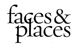 FACES & PLACES logo
