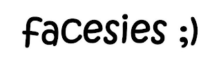 FACESIES ;) logo