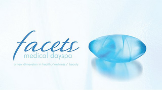 FACETS MEDICAL DAYSPA A NEW DIMENSION IN HEALTH / WELLNESS / BEAUTY logo