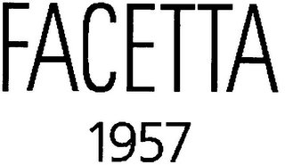 FACETTA 1957 logo