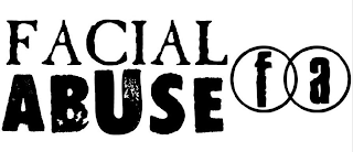 FACIAL ABUSE FA logo
