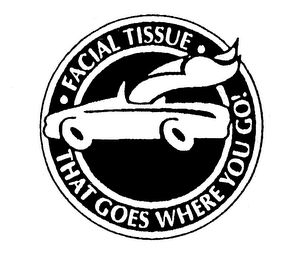 FACIAL TISSUE THAT GOES WHERE YOU GO logo