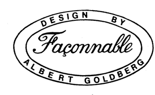 FACONNABLE DESIGN BY ALBERT GOLDBERG logo
