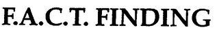 F.A.C.T. FINDING logo