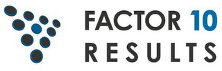 FACTOR 10 RESULTS logo