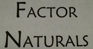 FACTOR NATURALS logo