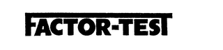 FACTOR-TEST logo