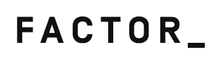 FACTOR_ logo