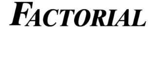FACTORIAL logo