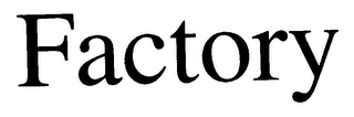 FACTORY logo