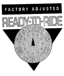 FACTORY ADJUSTED READY-TO-RIDE ASSEMBLES IN MINUTES logo